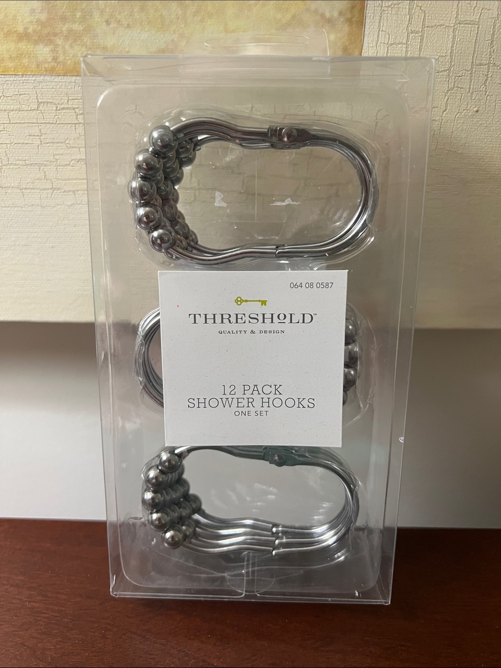Threshold 12 Pack Shower Hooks